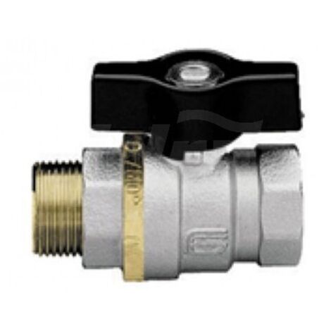 Valvola a sfera ASTER MF con farfalla in alluminio 1/2" 0822N404 - - EFFEBI - - (1/2)