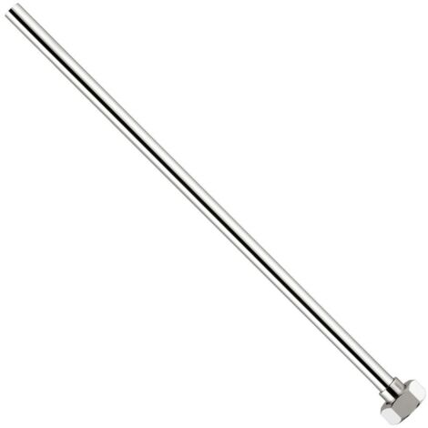 Tubetto in rame cromato con codolo in ottone riportato e rame rivettato, calotta girevole - Misura 1/2" x ø10 L.50 cm 02500050CR