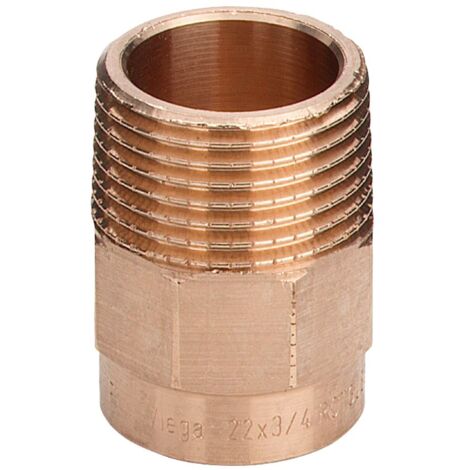 Manicotto bronzo FM ø12 - 1/2" estremità a saldare femmina, filettatura R 101398 (1/3)