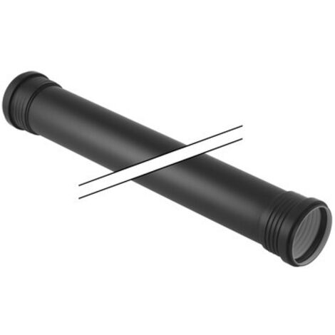 Tubo 2 bicchieri ad innesto in pp con guarnizione serie silent ø40 mt 2 GEBERIT
