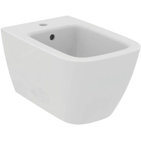 Ideal Standard I.LIFE B bidet sospeso, monoforo, con foro del troppopieno, colore bianco finitura lucido T461501