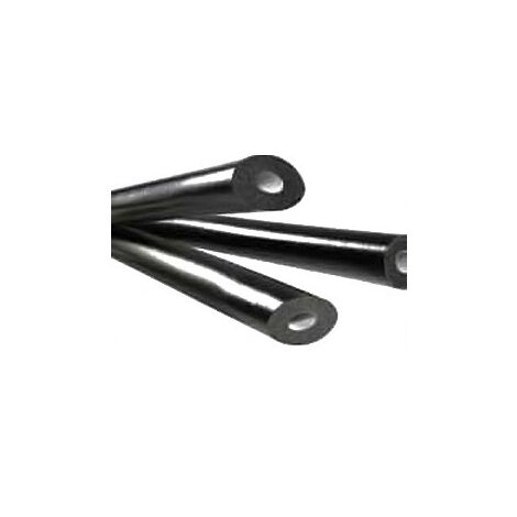 Tubo isolante guaina IT-FLEX AT R spessore 13 mm - ø interno 18 mm con rivestimento esterno in PE antigraffio / anti UV di colore nero (prezzo e unità di vendita a metro - acquisto min. 2 metri e mult