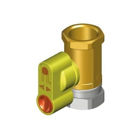 Valvola filettata per contatore gas bitubo 3/4" DN25 G243010000