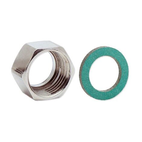 Dado DN 25 G ø1"1/4 F con guarnizione per tubo AISI304 – AISI316L A02-0010-00727