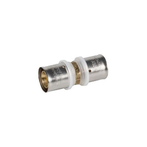 Raccordo diritto intermedio ø25/2,5 x 25/2,5 Pexal Brass - raccordo a pressare VS0170012 (1/2)