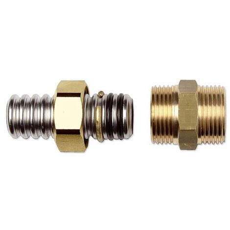 Raccordo M G 1/2 per tubo CSST DN12 AISI 316L A03-0001-01507