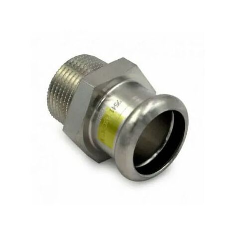 Manicotto misto MF filetto M ø28 x 1"M Inox 316L a pressare GAS 187100028G