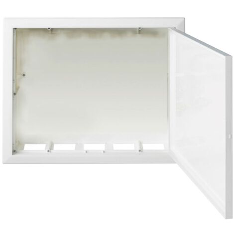 Cassetta da incasso in plastica bianca per distribuzione gas e acqua dim. 175 x 260 x 82 mm 00000051484