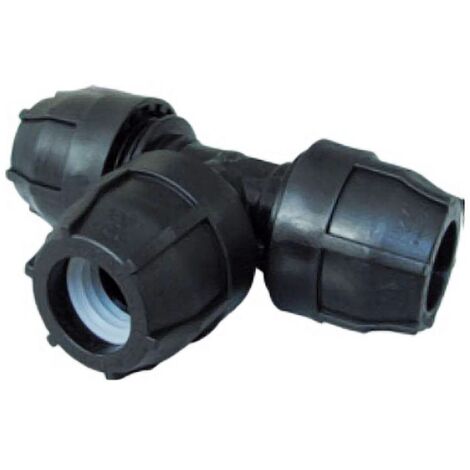 Raccordo a t intermedio a compressione in polipropilene serie elopress ø20 pn20 NUPI (1/2)