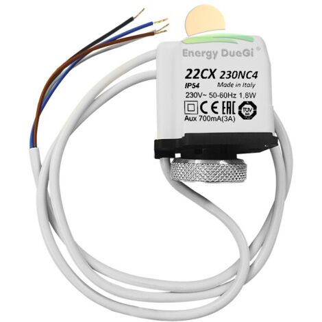 Attuatore elettrotermico compatto a 4 fili 230 Volt M30x1.5