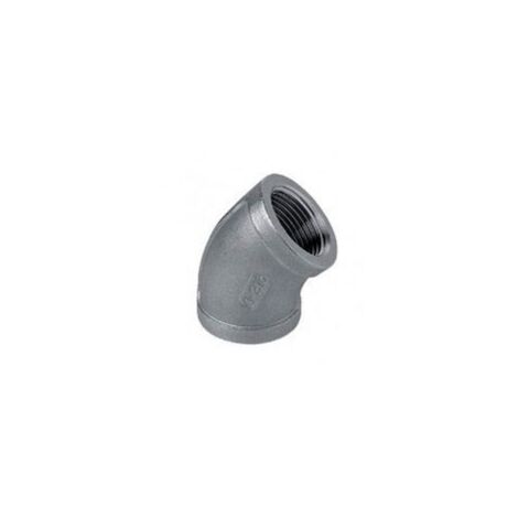 Gomito 45° FF 3/4" AISI316 - ISO4144 121304316L - - RACCORDERIE METALLICHE - -