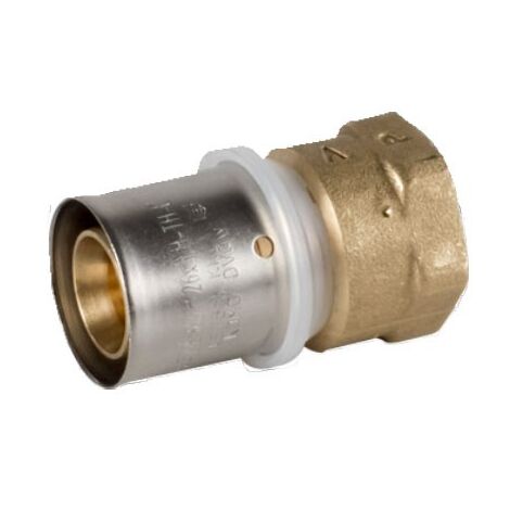 Raccordo diritto femmina 40x3,5 x 1"1/4 - Pexal Brass - raccordo a pressare VS0130727 (1/2)