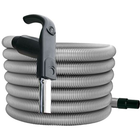 Tubo flessibile 9 mt.QUICK FLOW completo con interruttore per avviamento centrale aspirante e regolatore di pressione AP238