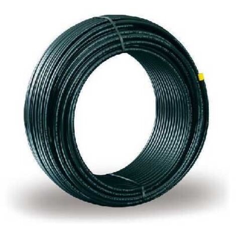 Alupex Tubo sanitario nudo - colore nero ø26 (prezzo a metro - minimo acquistabile 50 metri e multipli) 340030140