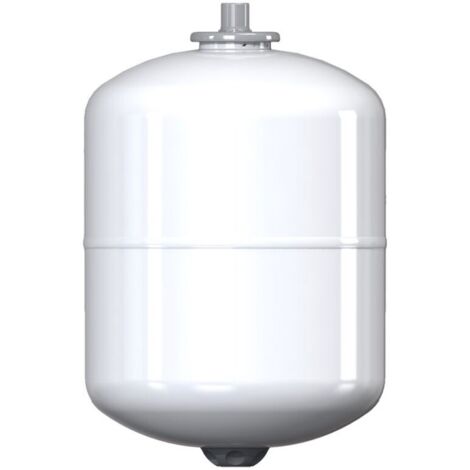 Vaso di espansione da 18 litri per impianto solare SOLARVAREM CE con glicole, a membrana fissa, con flangia in acciaio inox aggraffata, colore bianco R8018243S4000000