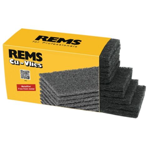 REMS Cu-Vlies, conf. 10 pz -  Fibra abrasiva priva di metalli per pulizia tubi in rame 160300R (1/4)