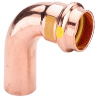 VIEGA 2616.1 Curva 90° Maschio/Femmina Ø18 In Rame A Pressare Per Gas - 345549