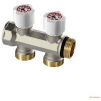 CI 490 N Collettore componibile serie EASY LOCK (interasse 40 mm) - 2 vie da 3/4" 507300N
