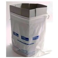 Kit sacco e tendisacco (5 sacchi e 5 tendisacchi) per contenitore 18 lt. per mod. 20,30,40,1250,1450,1600,1750 0102636