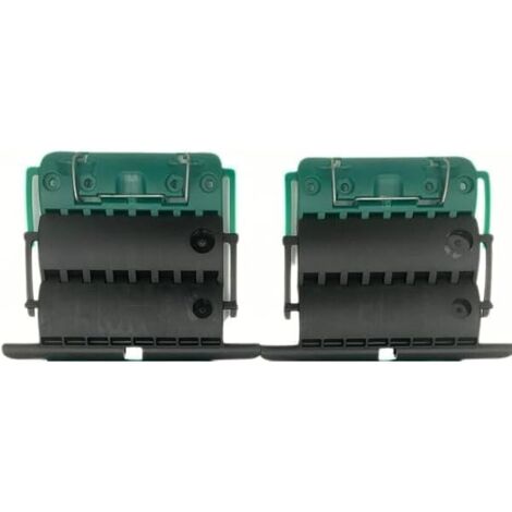 Lot de 2 attaches de tablier rigide – 125 mm x 125 mm – Charge max 7 kg – Compatible PVC et aluminium – Installation facile - H875E (1/4)