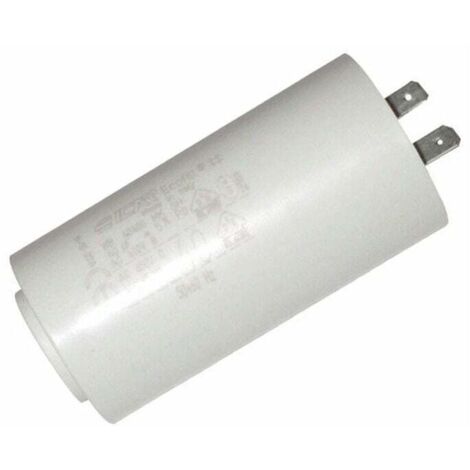 Condensateur 40 uF – Tension 425V/450V/475V – Cosses 6,4mm – Durée de vie 10 000 heures – Pour nettoyeurs haute pression