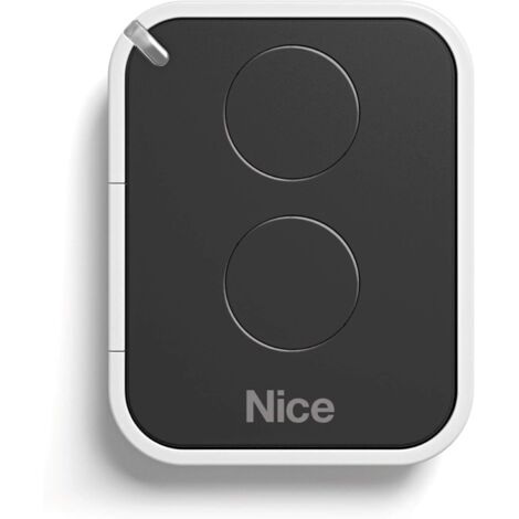Télécommande émetteur portail et garage 2 canaux – Fréquence 433,92 MHz – Compatible motorisations NICE – Programmation rapide