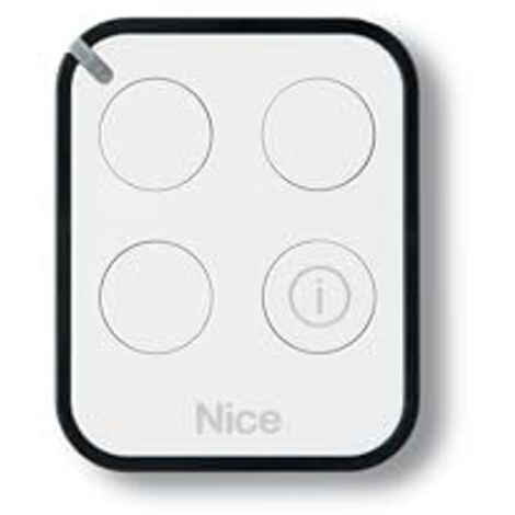 Télécommande 3 canaux bidirectionnelle 433,92 MHz – Compatible avec automatismes Nice – Vérification de l’état du système – Alimentation par pile lithium