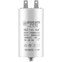 Condensateur 10 uF 450V pour moteur monophasé – Polypropylène – Longueur 70mm – Compatible Kärcher et pompe de piscine