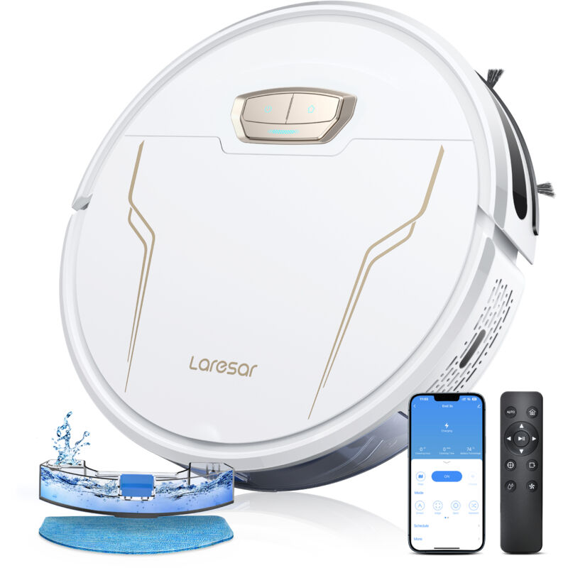 5 Serpillères Très Absorbantes Pour Aspirateur Robot Laresar