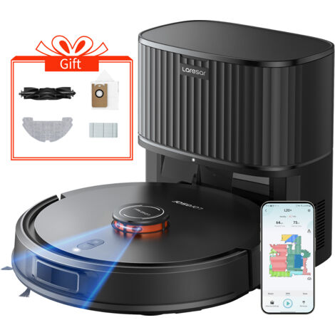 Robot Aspirateur-laveur Uninell UR3 5000Pa - Vidange Automatique, Navigation LiDAR, Contrôle Par App, Pour Poils D'animaux - 7