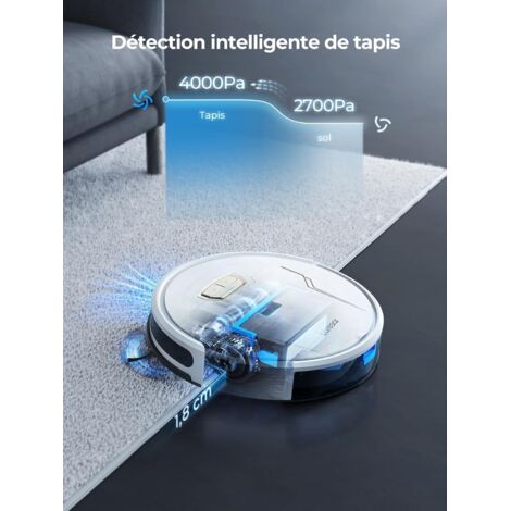 Aspirateur Robot Autonome 3000Pa - Auto-vidange, Contrôle Par App Et Alexa, Neuf Sous Emballage