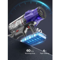 NOUVEAU ASPIRATEUR SANS fil portable 50000PA puissance d’aspiration EUR
