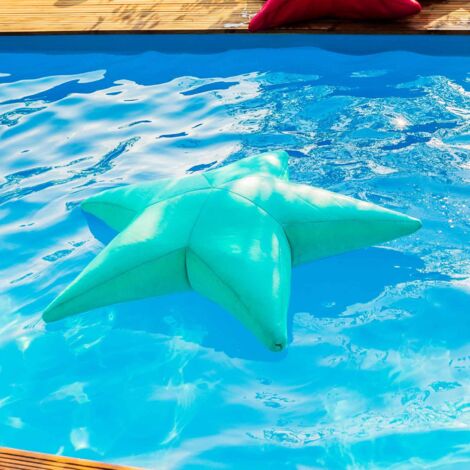 Pouf Piscine, Étoile de Mer Bleu Turquoise, Flottant POOL BiG52