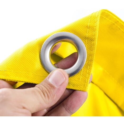 Housse Vide Pouf Géant XL Imperméable Extérieur Outdoor Jaune RAW BiG52 (1/3)