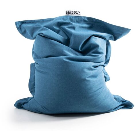 Deco Arts Housse Pour Pouf Géant XXL Flottant Piscine – 140x180 Cm Bleu Pétrole, Déhoussable, Anti-UV Et Déperlant