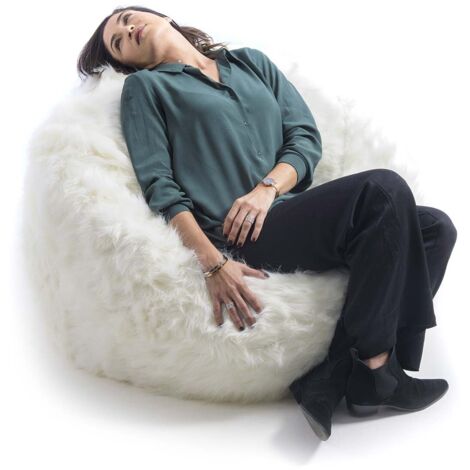 Fauteuil D'intérieur Blanc Déhoussable - Comme Neuf - Dim 100x80 Cm
