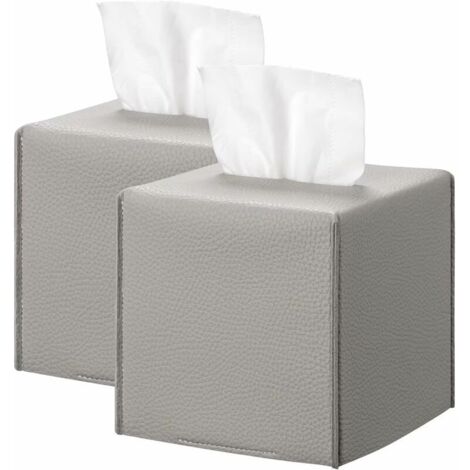 Taschentuchbox Aus PU-Leder - Stylische Abdeckung Für Zuhause & Büro