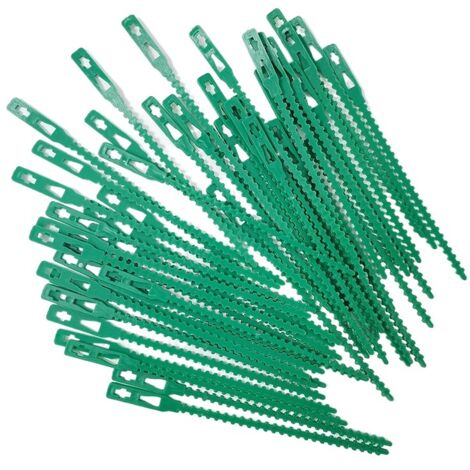 300 Stück Pflanzenbinder Grün - Wiederverwendbar Für Garten