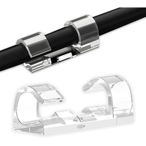 Bulletpoint Kabel-Organizer Set 7-tlg - Kabelmanagement Im Auto Für Ladekabel & USB - Selbstklebende Clips & Gurte