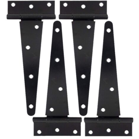 Robuste Schuppentürscharniere 200mm - 4er Set T-Scharniere Für Gartentor & Scheune