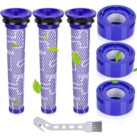 TOPINCN Vorfilter 3er Set Für Pure ONE X Staubsauger - Ersatzfilter Für Bessere Saugleistung