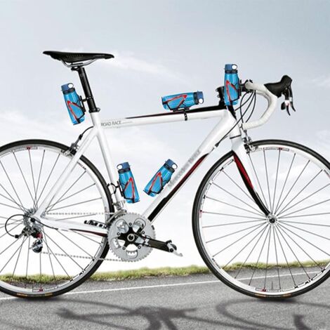 Fahrrad Wasserflaschenhalter Adapter - Dual-Käfig Für Sattelrohr Montage