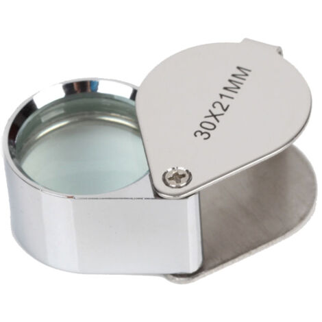 Juwelierlupe Mit 6 LEDs - 10x Vergrößerung, Wiederaufladbar, Perfekt Für Schmuck, Münzen & Co.