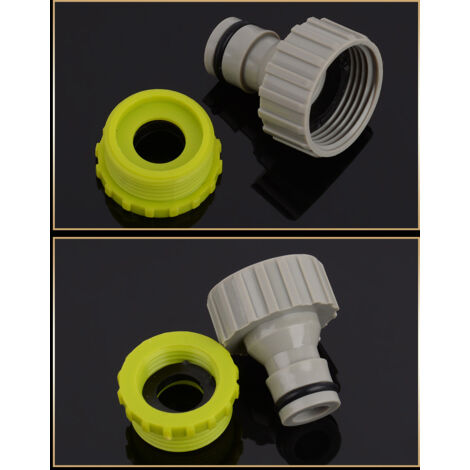 Wasserhahn Anschluss Set 4-teilig - Für Gartenschlauch 1/2 Zoll