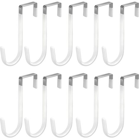 4x Schranktürhaken Edelstahl - Doppel-S-Form Für Küche, Bad & Schrank