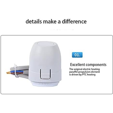 Stellantrieb Für Fußbodenheizung 230V - Elektrischer Thermoaktor Mit IP45