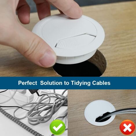 SECFOU Kabelabdeckung 3 Meter - Kabelbrücke Für Teppich Mit Klettband