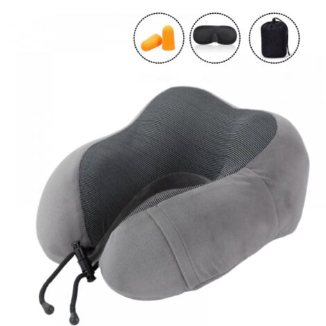 Cartoon Reisekissen Mit Augenmaske - Frösche Design Für Kinder