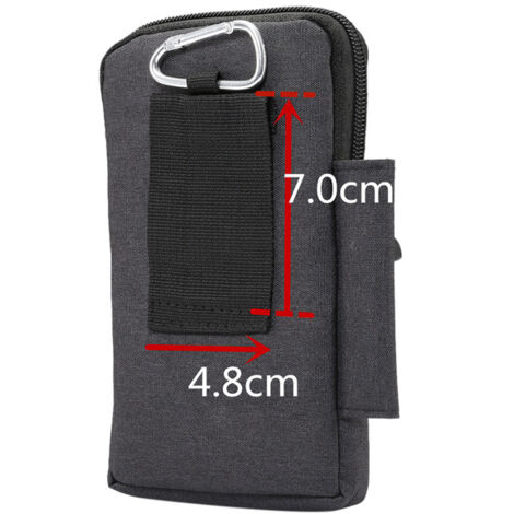 SHINING HOUSE Gürteltasche für Handy, kleine Gürteltasche für Herren, vertikale Gürtelclip-Tasche, Universaltasche für 6,3-Zoll-Smartphone, Tasche, Tragetasche mit Karabiner und Stifthalter