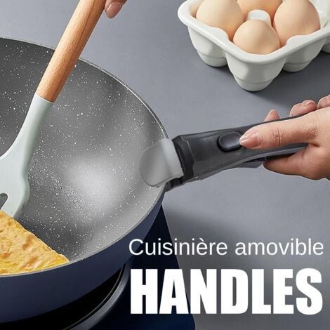 Abnehmbarer Pfannengreifer ABS - Ergonomischer Topfgriff Für Alle Kochgeschirre